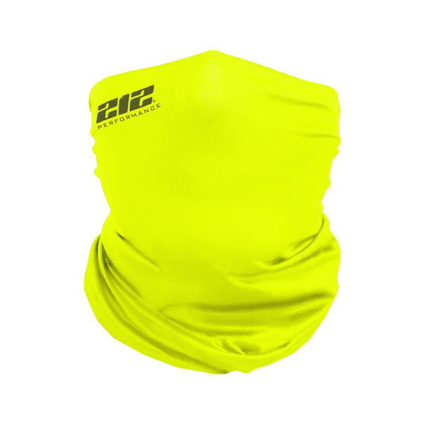 212 Performance Protective Neck Gaiter and Particulate Filtering Face Cover in Hi-Viz Yellow FC-88-000